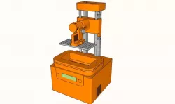 FDM printed SLA-Printer by TOS
