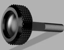 Finger Screw with knurled surface