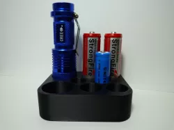 Flashlight 14500 and 18650 Battery Stand