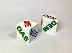 German Grammar Article Dice