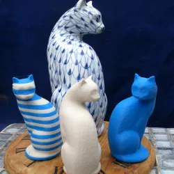 Handpainted Cat  