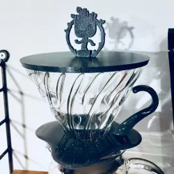 Hario V60 lid - We are Groot