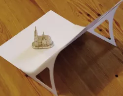 Hohlkehle 21cm 60° (ultralight cyc wall stand)