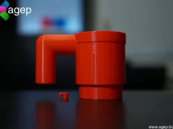 Human Scale LEGO Mug