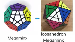 Icosahedron Megaminx modified from Megaminx