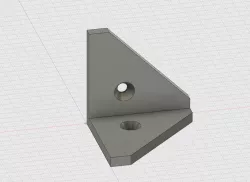 Internal Angle Bracket (counter sunk holes)