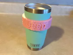 Jeep Yeti 20oz Rambler Tumbler Handle