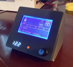 LCD Controller 12864 Enclosure with Voltmeter