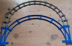 Lego like track switch R320 (updated 25/1/2018) Now with original free cad file.