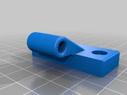 Lift-off hinge for plexiglass door on 2020 aluminium extrusion enclosure