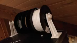 long Spool Holder Stand with PVC pipe Ø20 (support bobine)