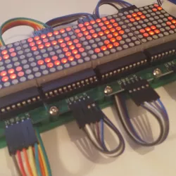 MAX7219 LED Matrix display holder