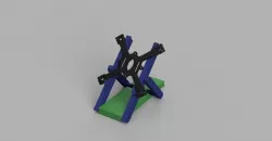 Micro drone starting block foldable