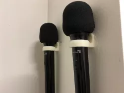 Microphone wall mount