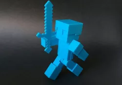Minecraft Steve-Alex armor