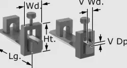 Miniature V-Block with Clamp Set