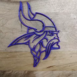 Minnesota Vikings Logo Outline