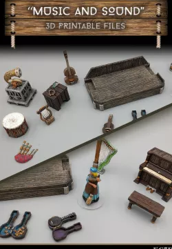 Music and Sound - 28mm Gaming - Sample Items
