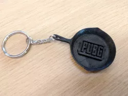 PlayerUnknowns: BATTLEGROUNDS Frying Pan Skillet Keychain 