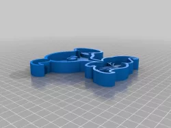 PVZ peashooter cookie cutter 