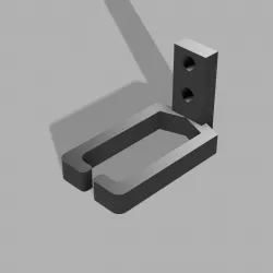 Rack Mounted Cable Management Clip