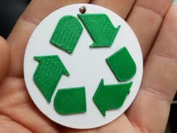 Recycle Keychain