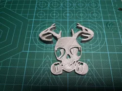 Reindeer gas mask skull
