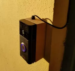 Ring Doorbell solar power offset box