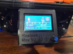 Rostock Max V2 Reprap Discount Full Graphics Mount