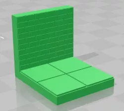 RPG Dungeon Tile 2x2 With Wall (EP Tiles)