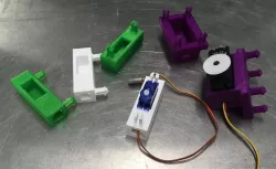 Servo Holders for cardboard creations