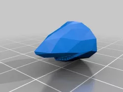 Shark Head Low Poly