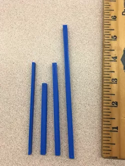 Simple Structural Beams for Deflection Testing