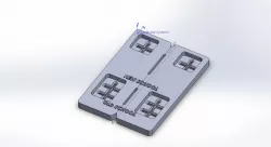 Skateboard Truck Hole Template