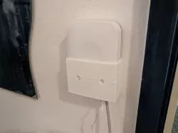 SmartThings Hub Wall Mount with bottom entry