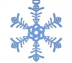 Snowflake made by Numbers!