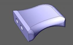 Finger Tab for Barebow Archery by Antipode, Download free STL model