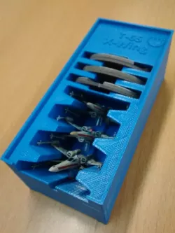 T-65 X-Wing x2 and x3 Holder (X-Wing Miniatures) for Stanley organizer