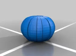 The Amazing Spider-Man 2 (TASM 2) Green Goblin Pumpkin Bomb:Flat Version.