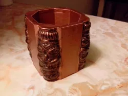Tiki Cup / Pen Pencil Holder