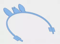 Totoro Head Band with Chibi-Totoro