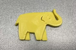 Trompon elephant (Ceylon language mascot)