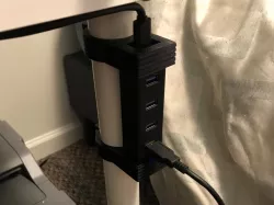 USB Hub Holder for IKEA ADILS Desk Leg