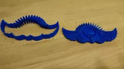 Volbeat Skull and Wing Cookie Cutter/Stamp
