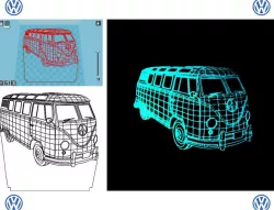 VOLKSWAGEN lamp (Shine in the darkness)
