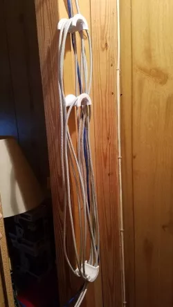 Wall Mounted Cable Wrap