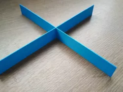 Wall smoothness test cross
