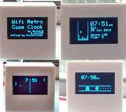 WiFi Retro Game Clock