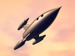 X5 a 1950s style rocket