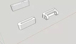 25mm strap lock and glow stick holder